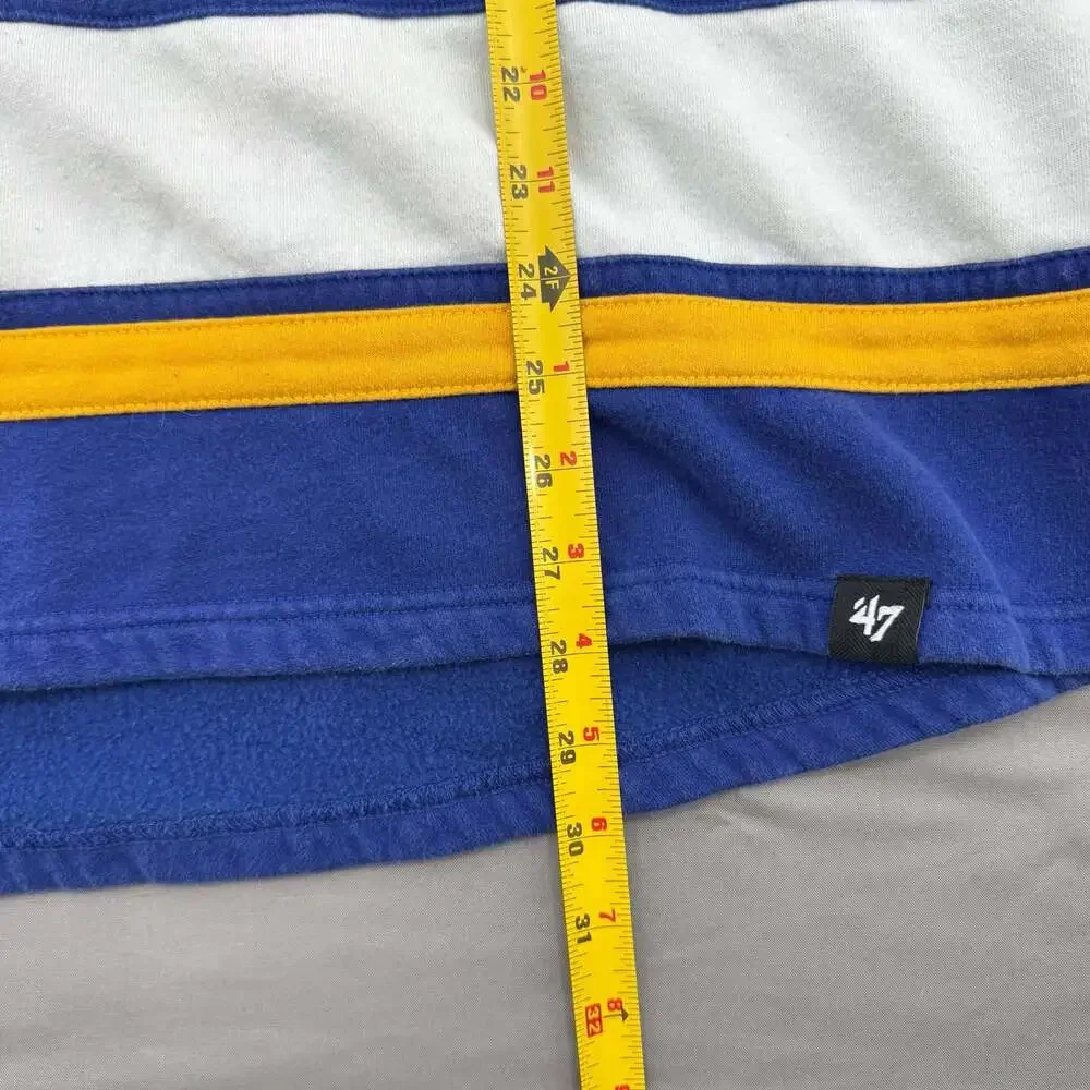 47 Brand Los Angeles Rams Hockey Lace Up Hooded Sweatshirt